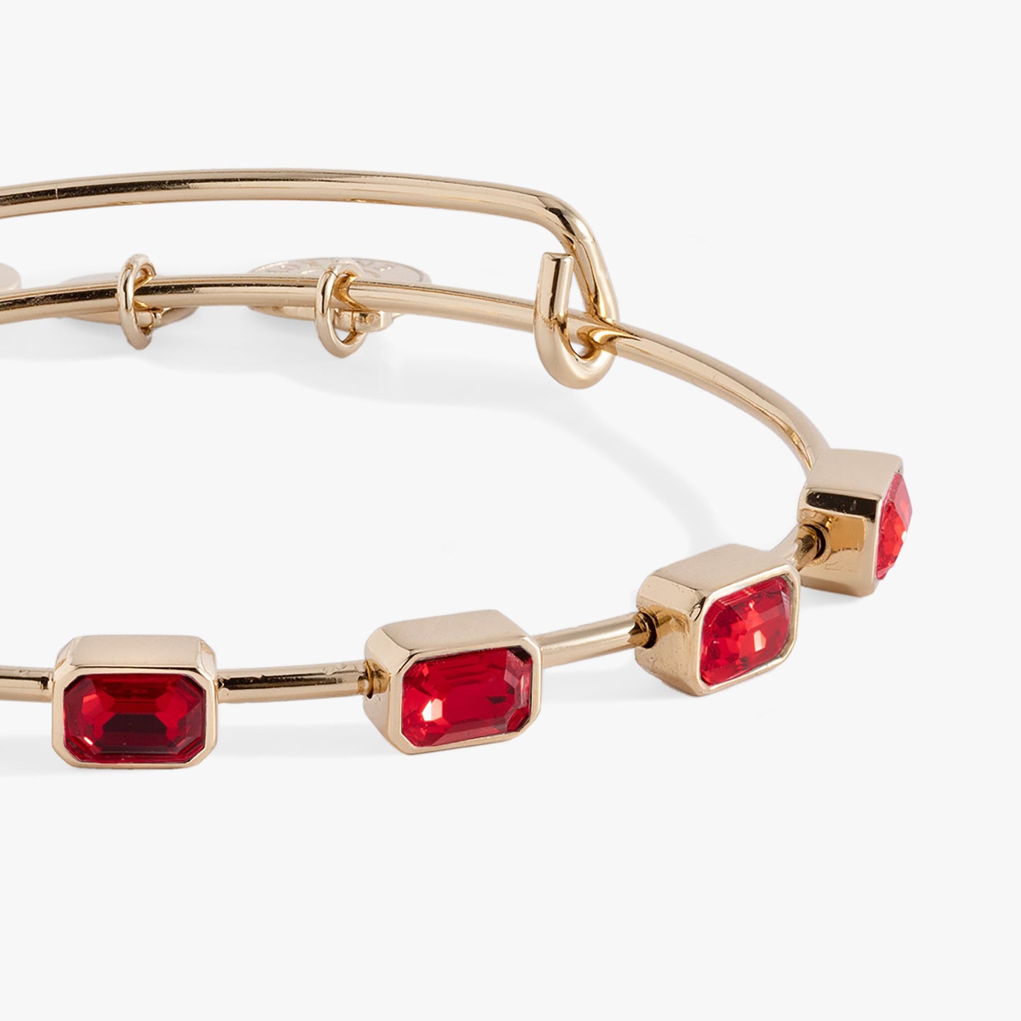July Birthstone Emerald Cut Bangle ALEX AND ANI