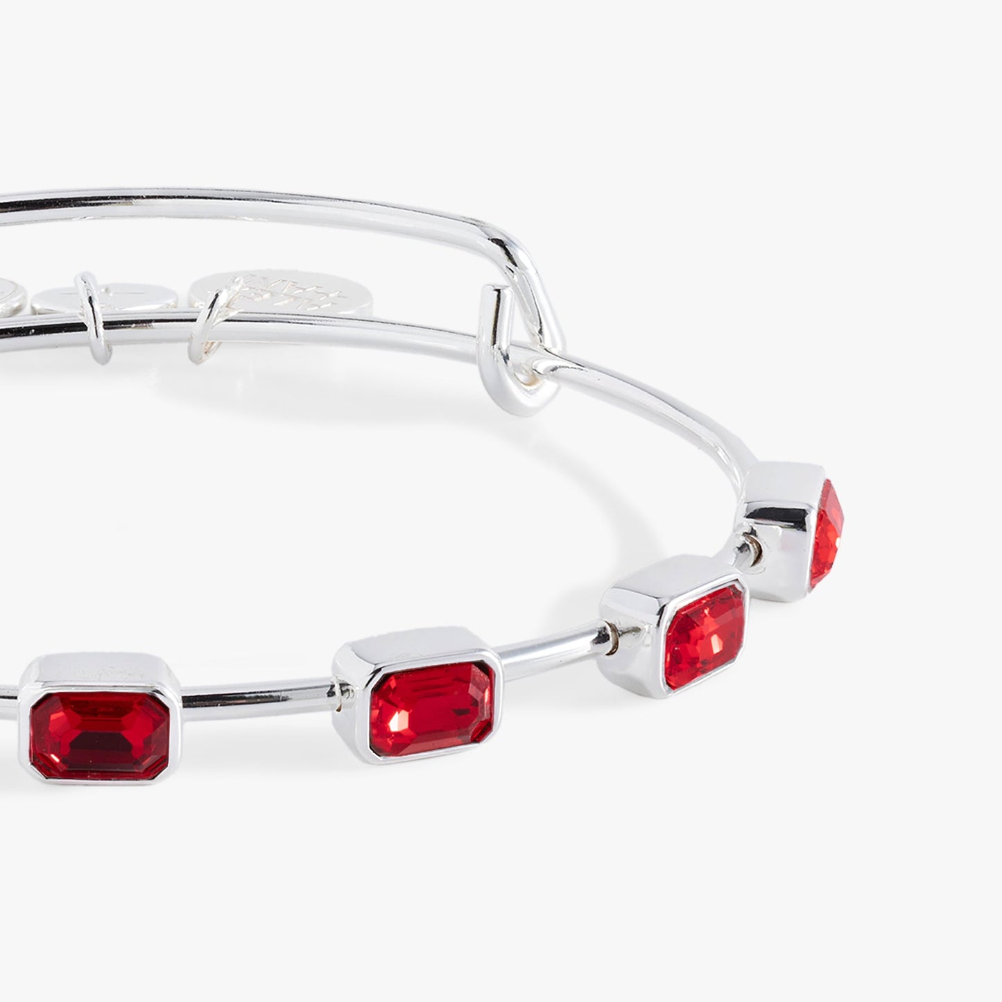 July Birthstone Emerald Cut Bangle ALEX AND ANI