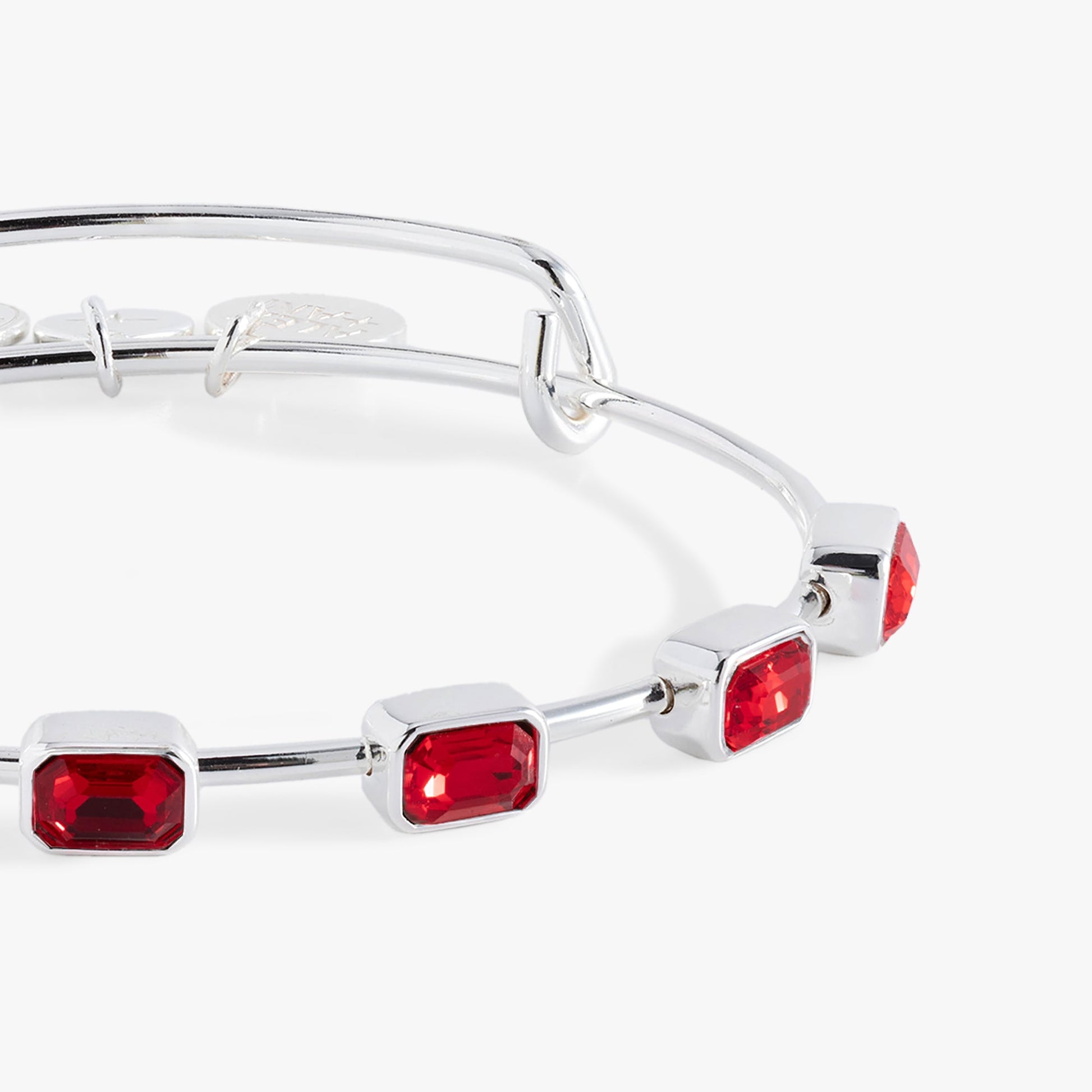 July Birthstone Emerald Cut Bangle ALEX AND ANI