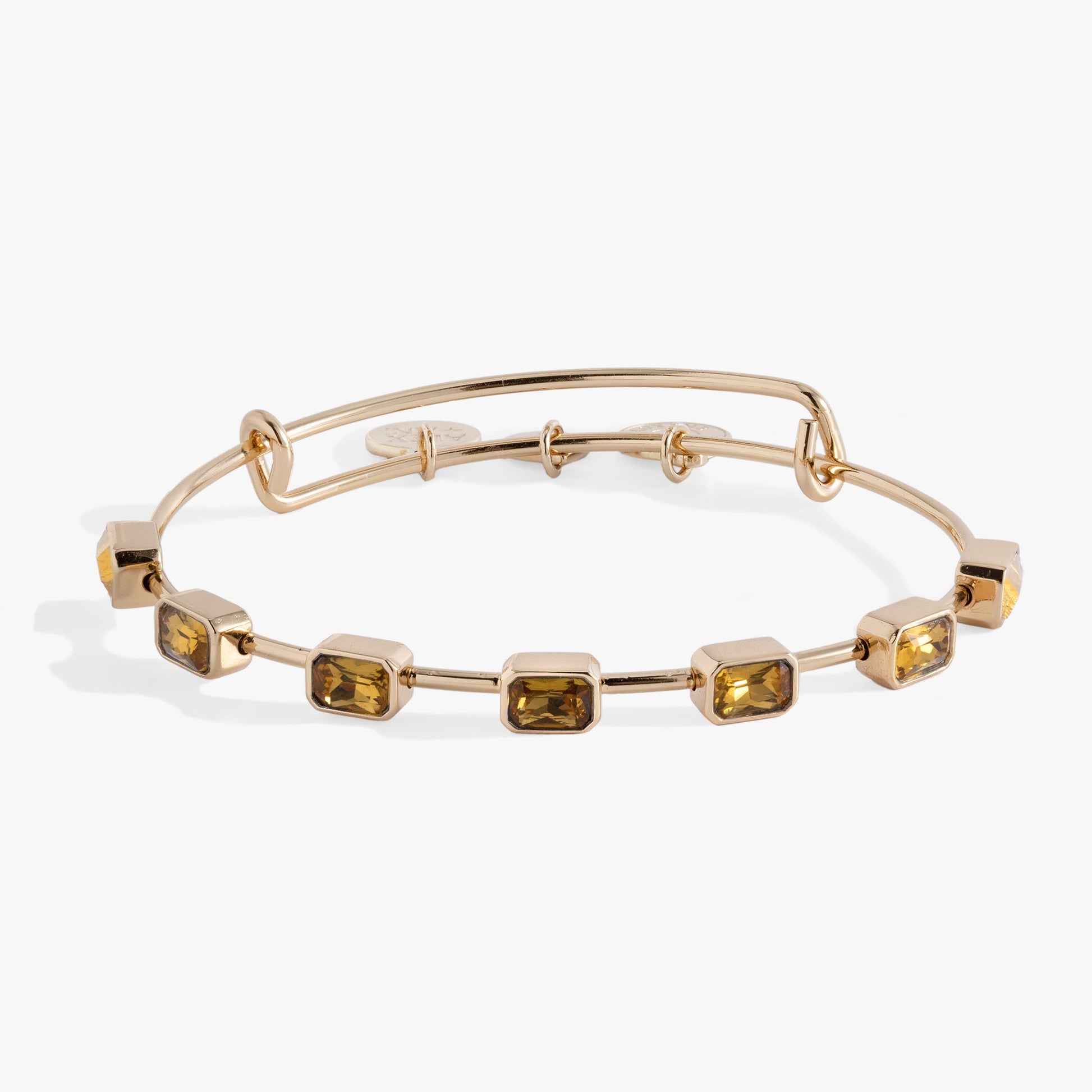 November Birthstone Emerald Cut Bangle ALEX AND ANI