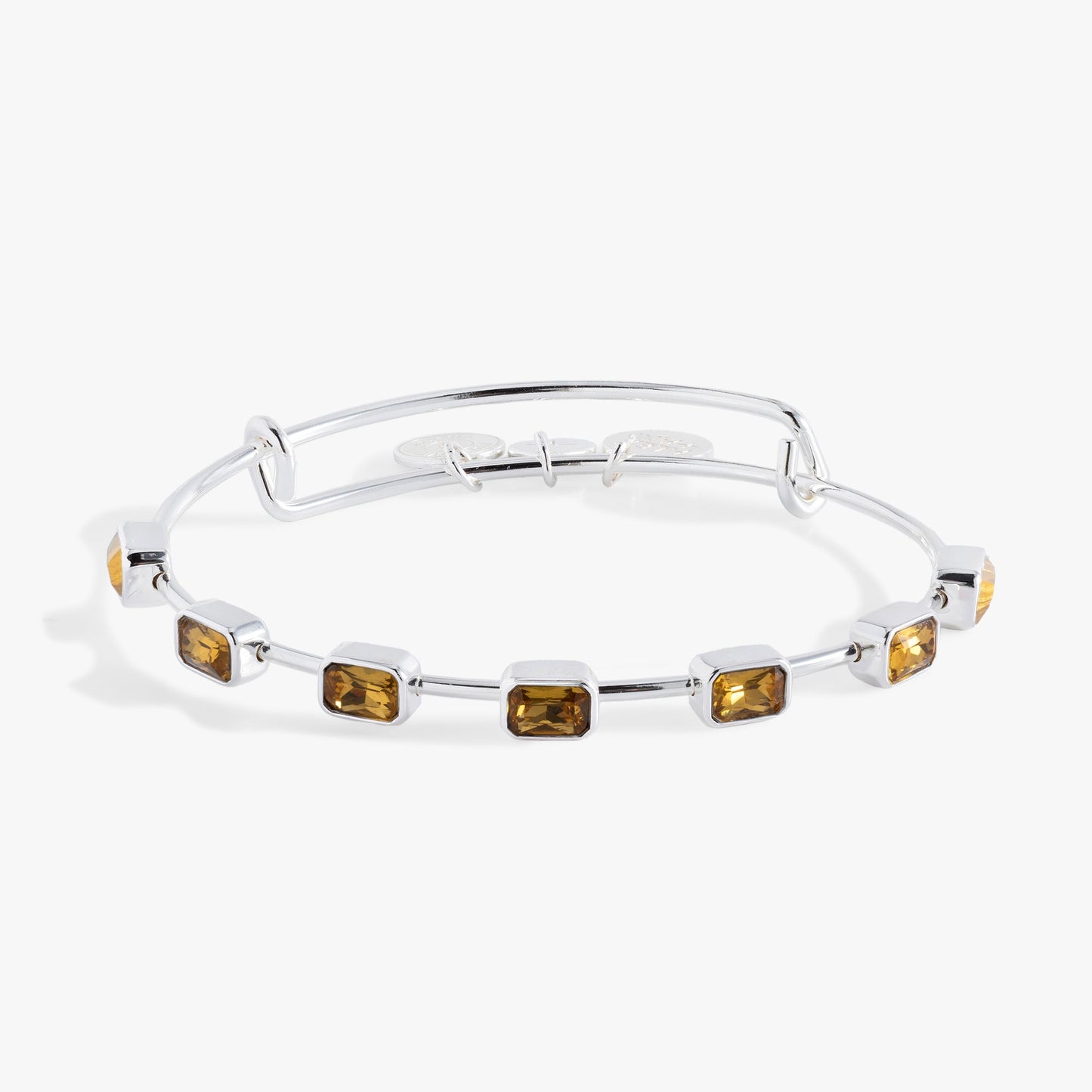 November Birthstone Emerald Cut Bangle ALEX AND ANI