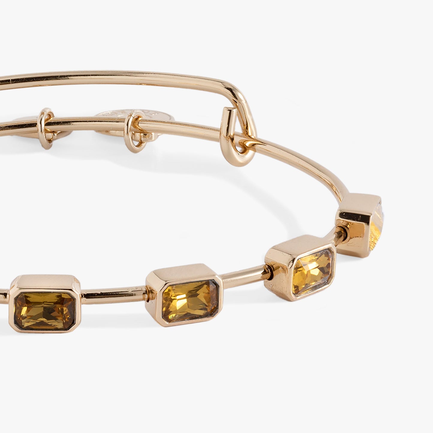 November Birthstone Emerald Cut Bangle ALEX AND ANI