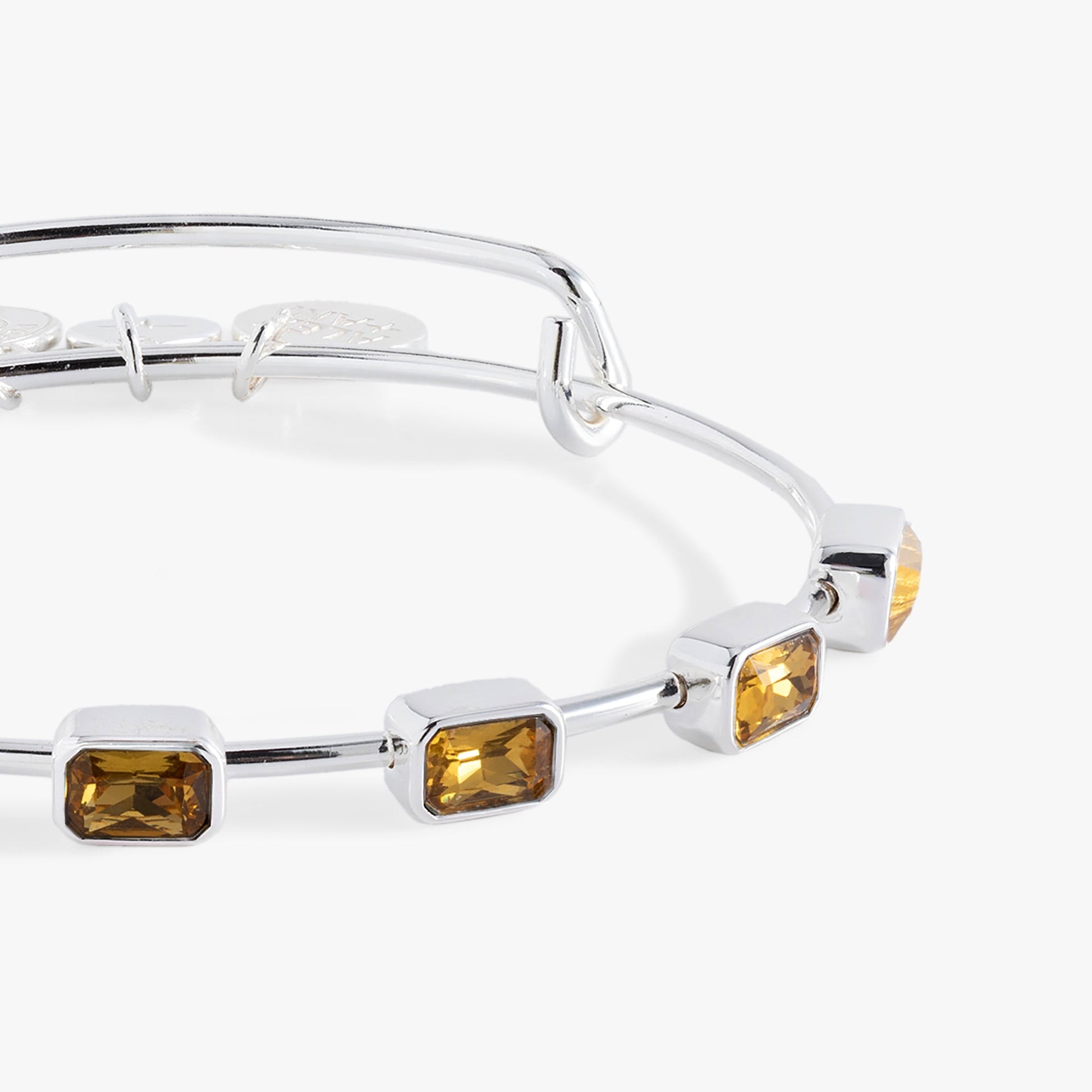 November Birthstone Emerald Cut Bangle ALEX AND ANI