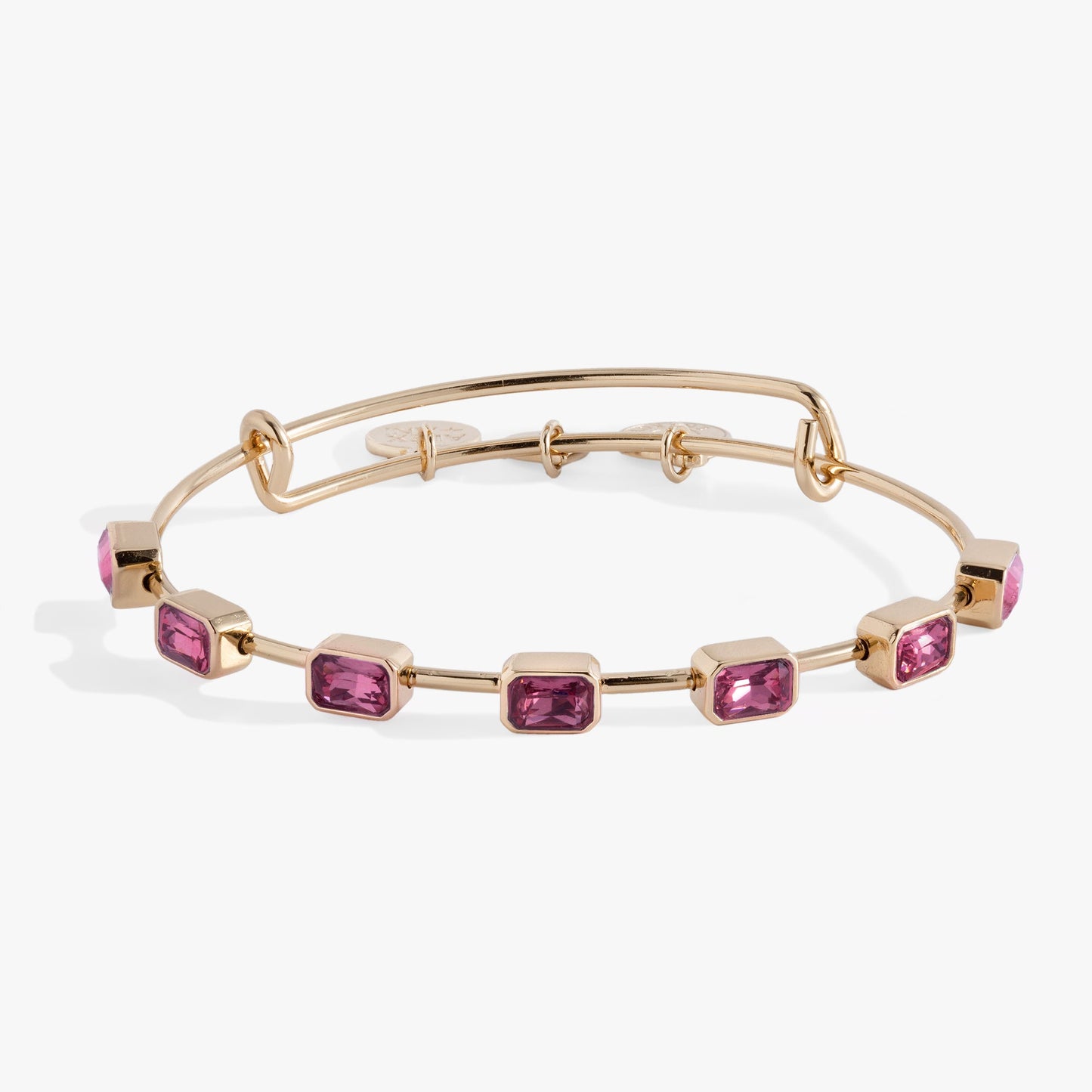 October Birthstone Emerald Cut Bangle ALEX AND ANI