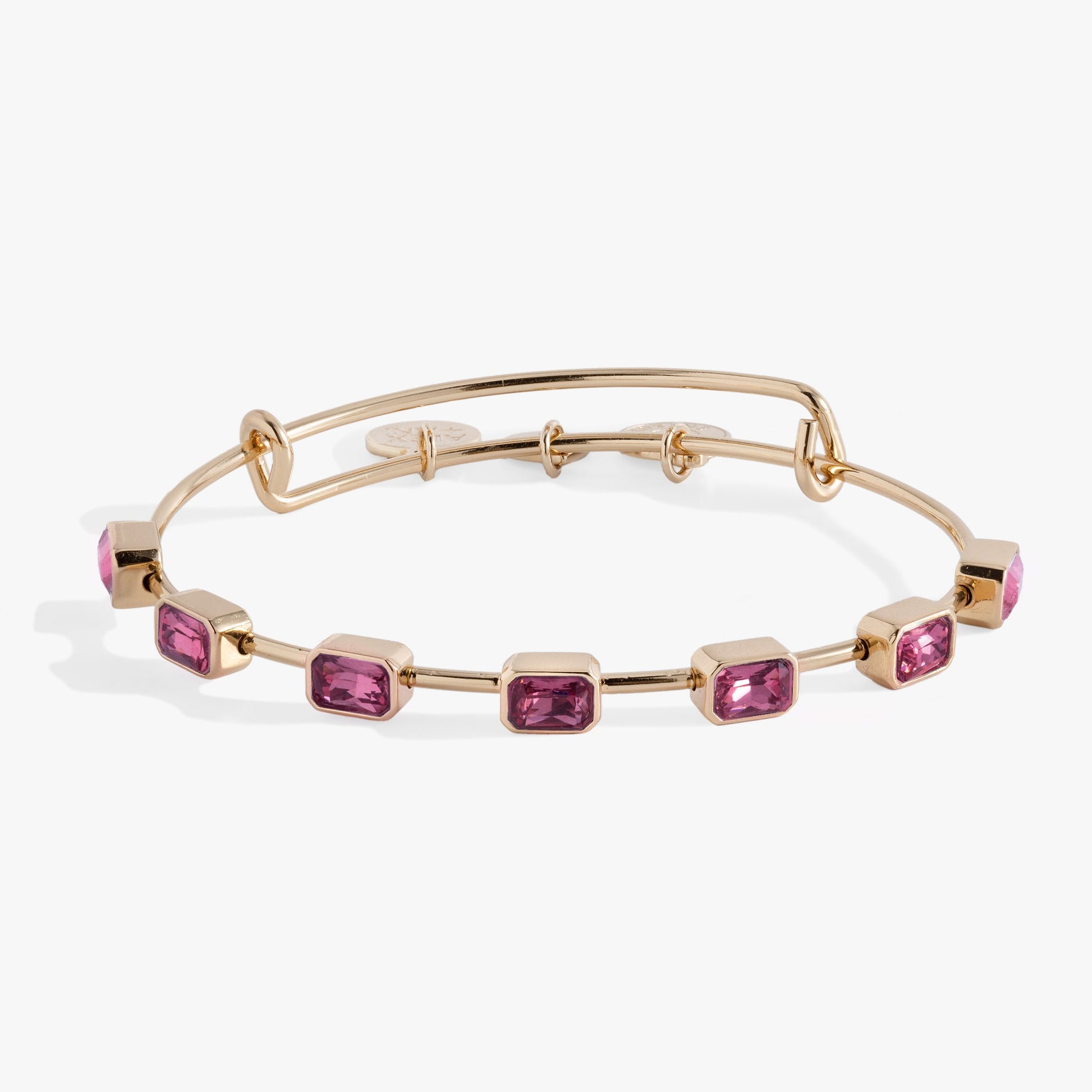 October Birthstone Emerald Cut Bangle ALEX AND ANI