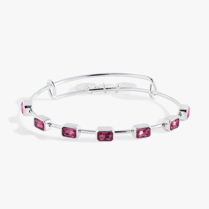 October Birthstone Emerald Cut Bangle ALEX AND ANI