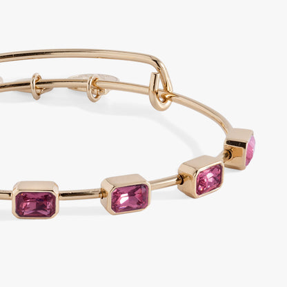 October Birthstone Emerald Cut Bangle ALEX AND ANI