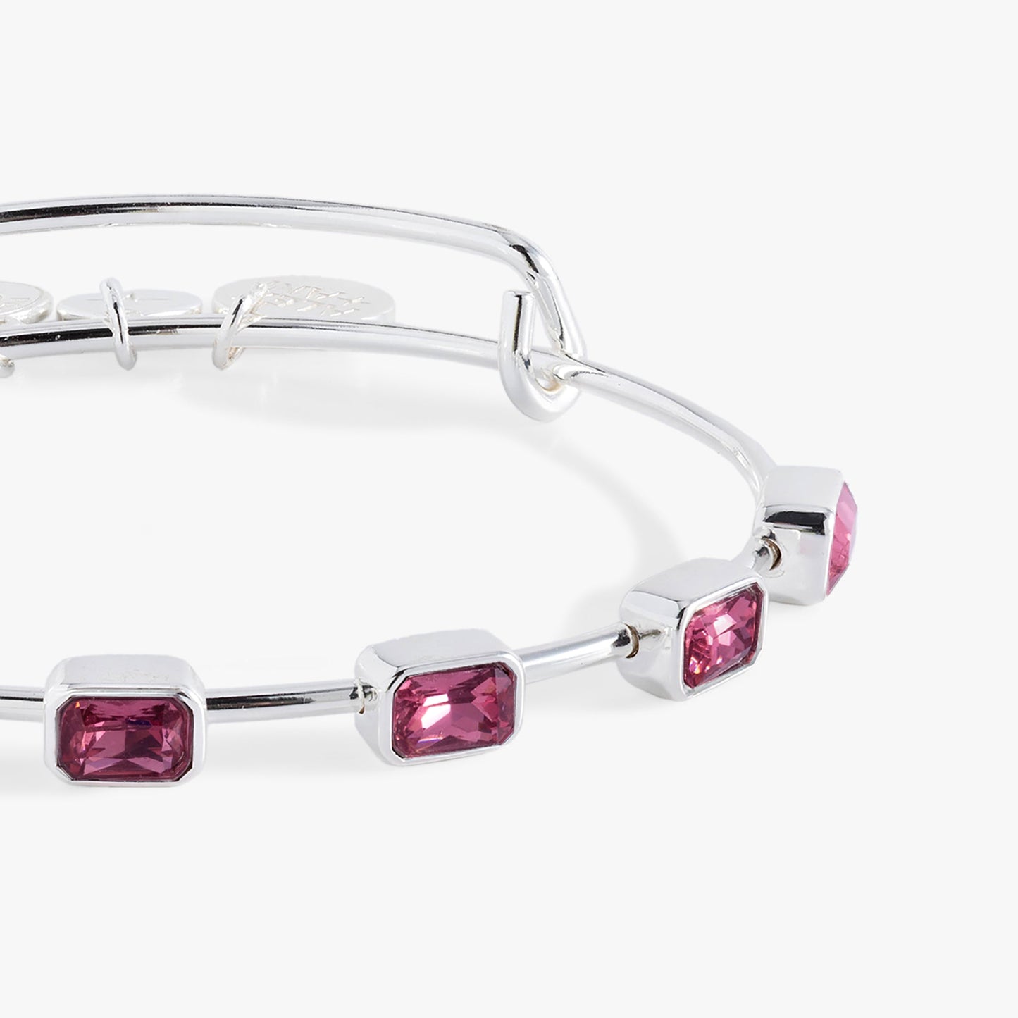 October Birthstone Emerald Cut Bangle ALEX AND ANI
