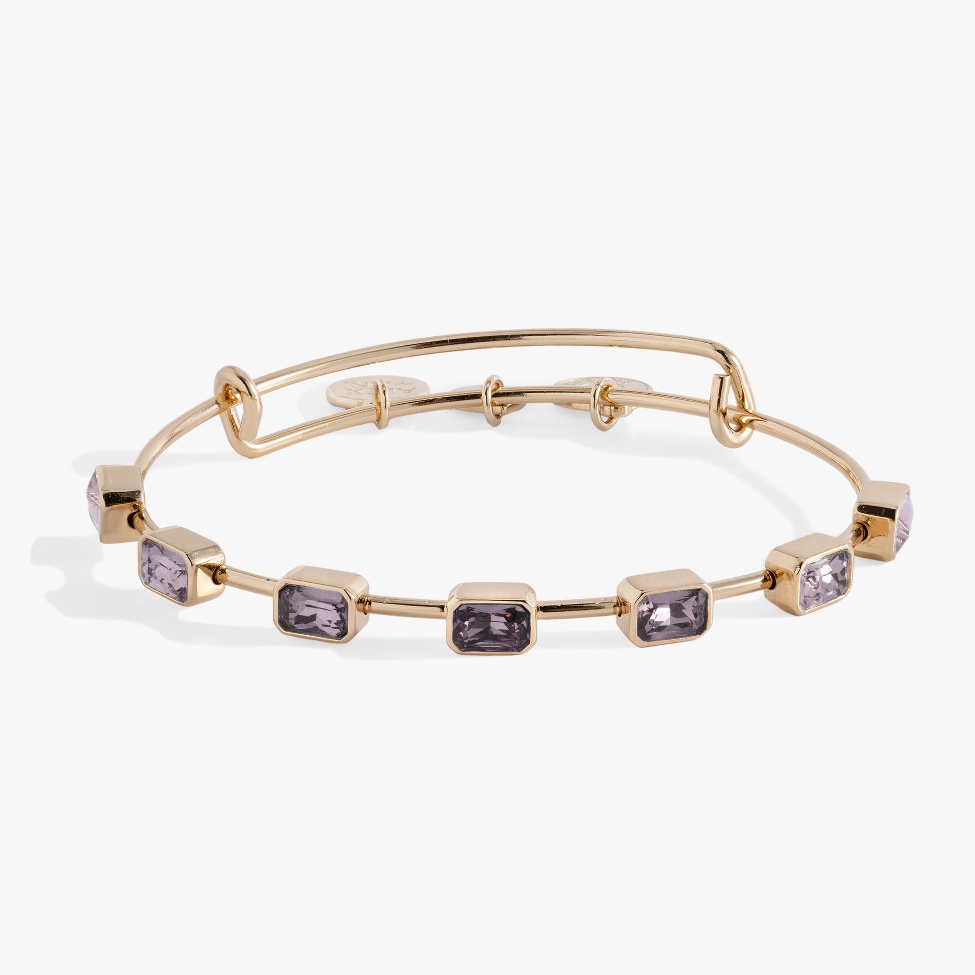 June Birthstone Emerald Cut Bangle ALEX AND ANI