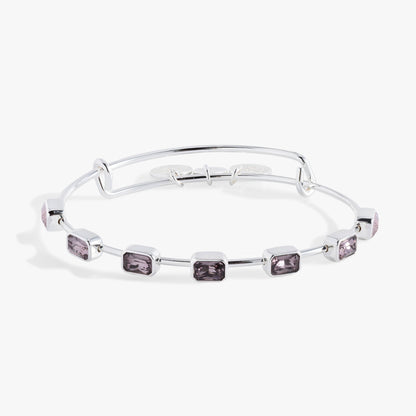 June Birthstone Emerald Cut Bangle ALEX AND ANI