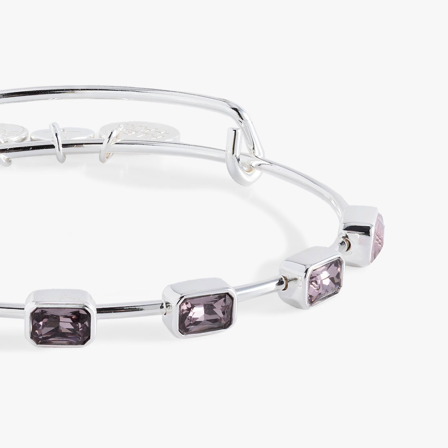 June Birthstone Emerald Cut Bangle ALEX AND ANI