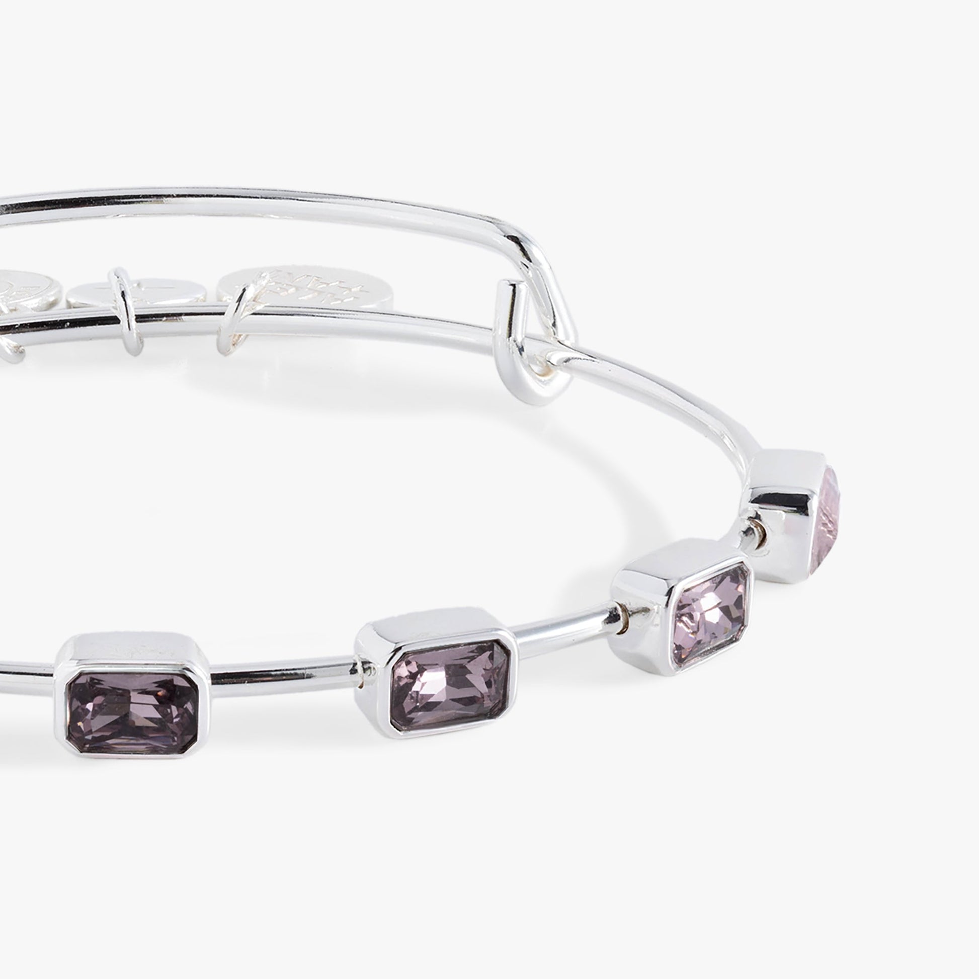 June Birthstone Emerald Cut Bangle ALEX AND ANI