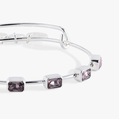 June Birthstone Emerald Cut Bangle ALEX AND ANI
