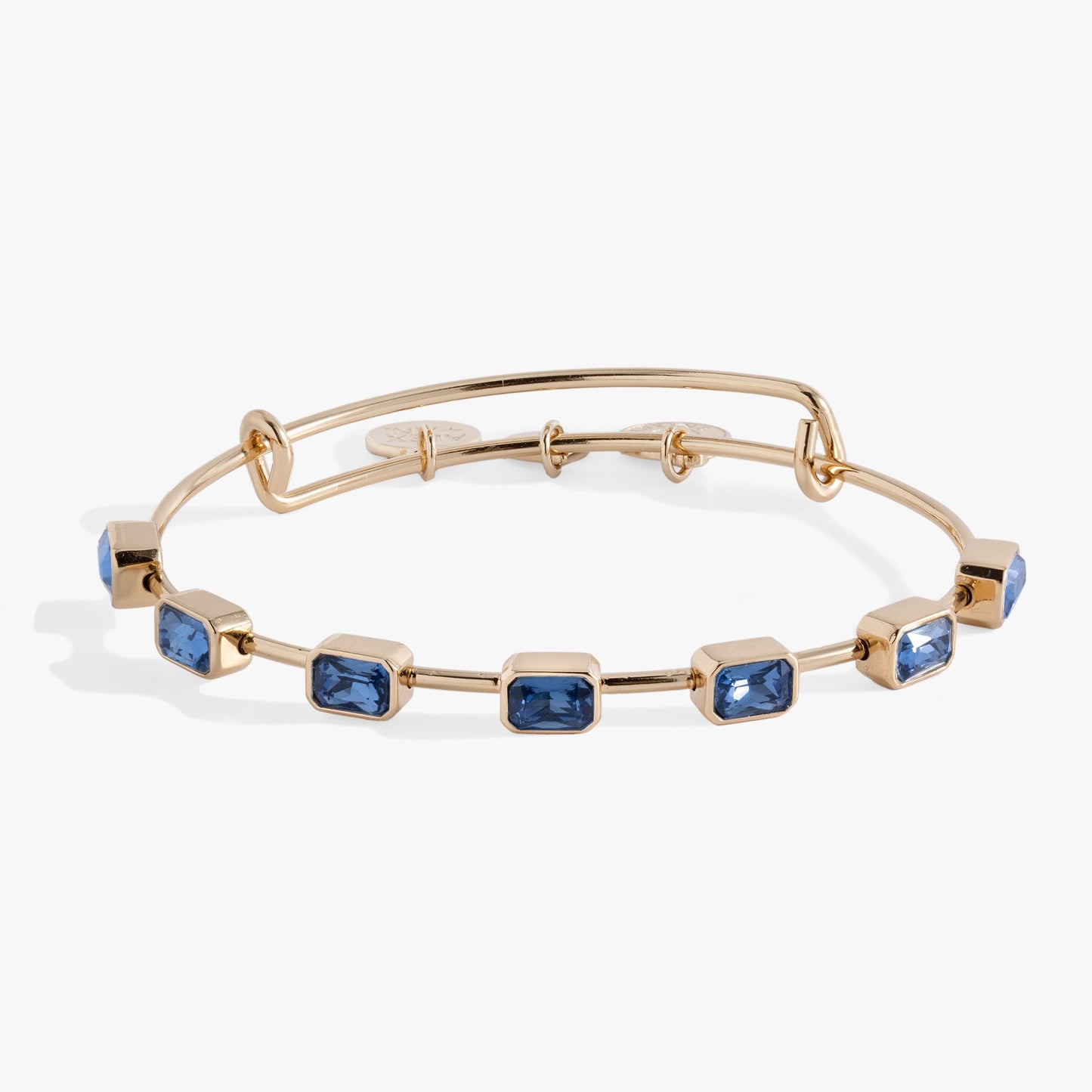 September Birthstone Emerald Cut Bangle ALEX AND ANI
