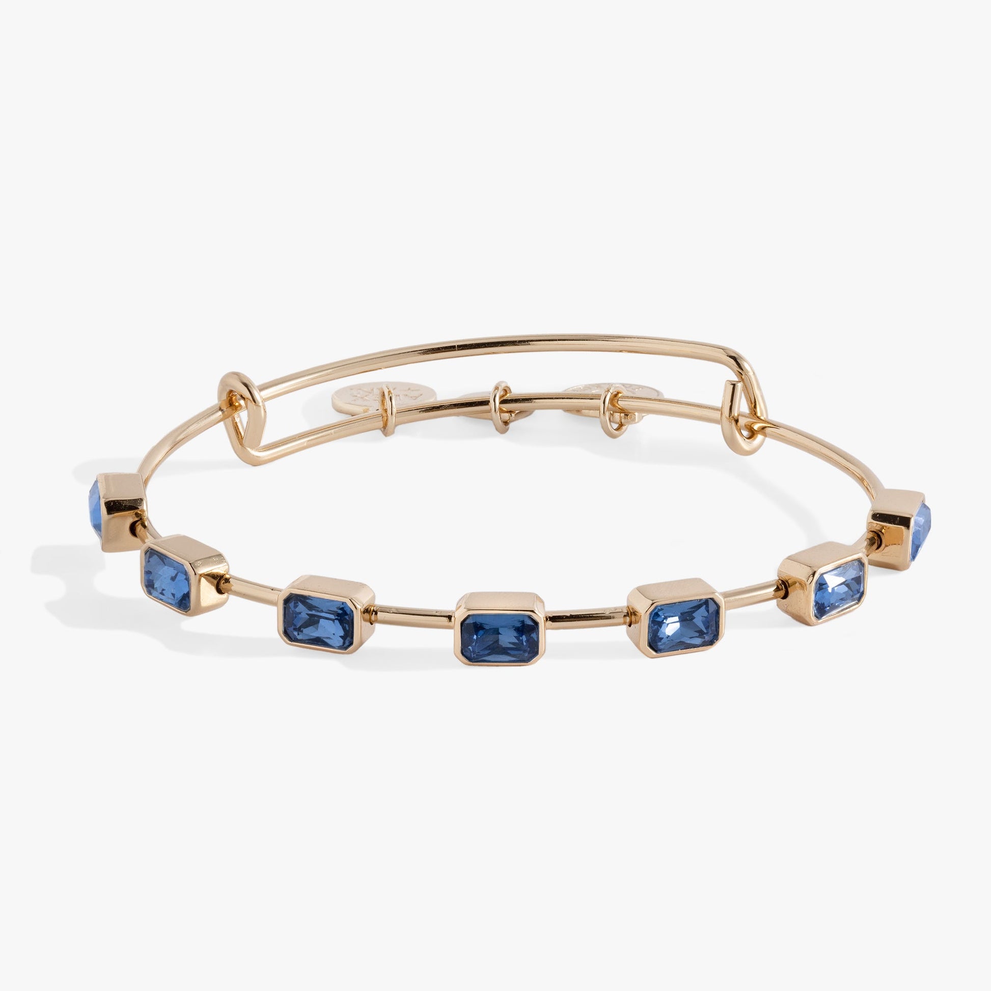 September Birthstone Emerald Cut Bangle ALEX AND ANI