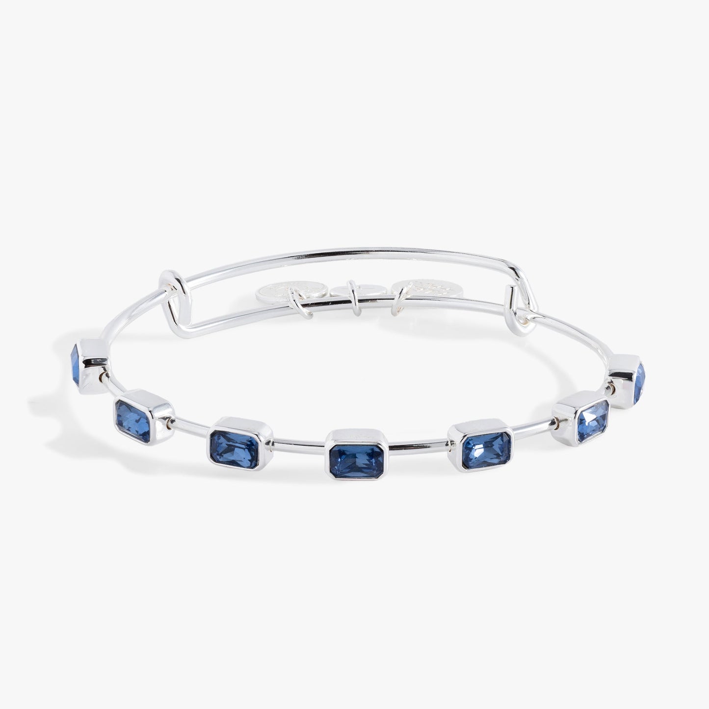 September Birthstone Emerald Cut Bangle ALEX AND ANI