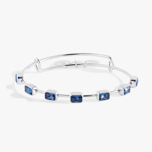 September Birthstone Emerald Cut Bangle ALEX AND ANI