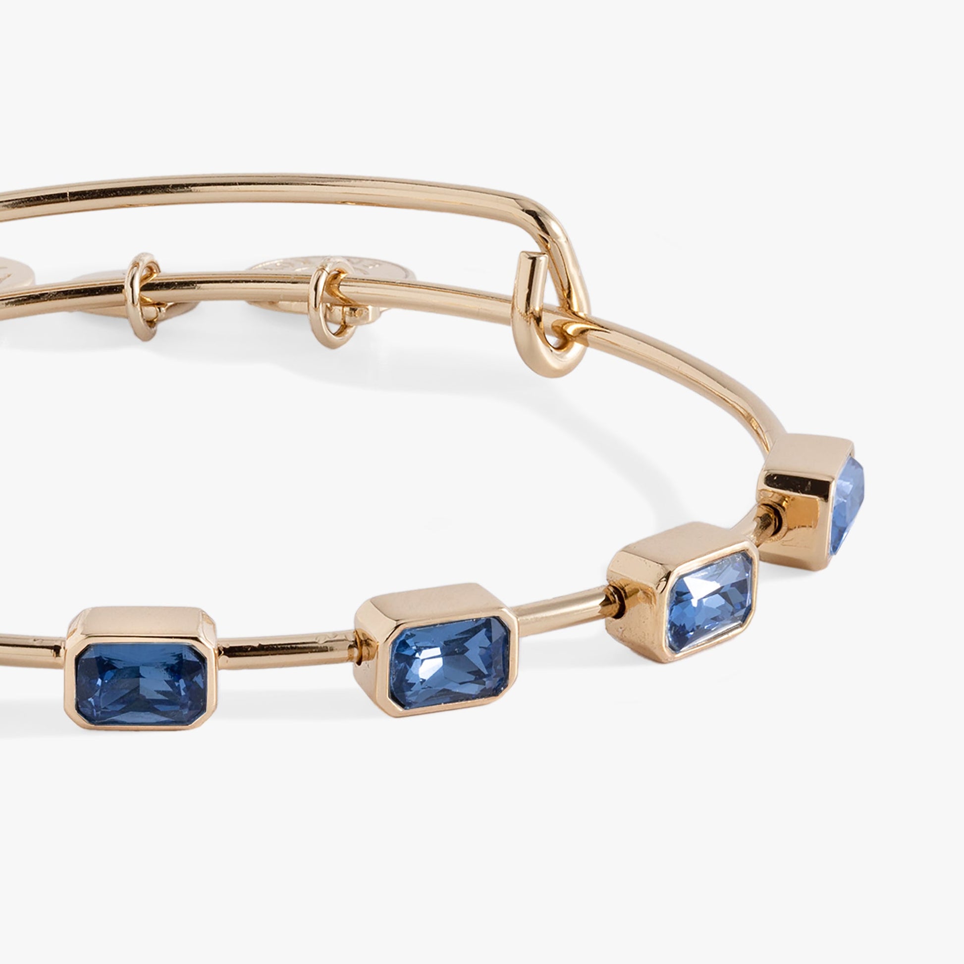September Birthstone Emerald Cut Bangle ALEX AND ANI
