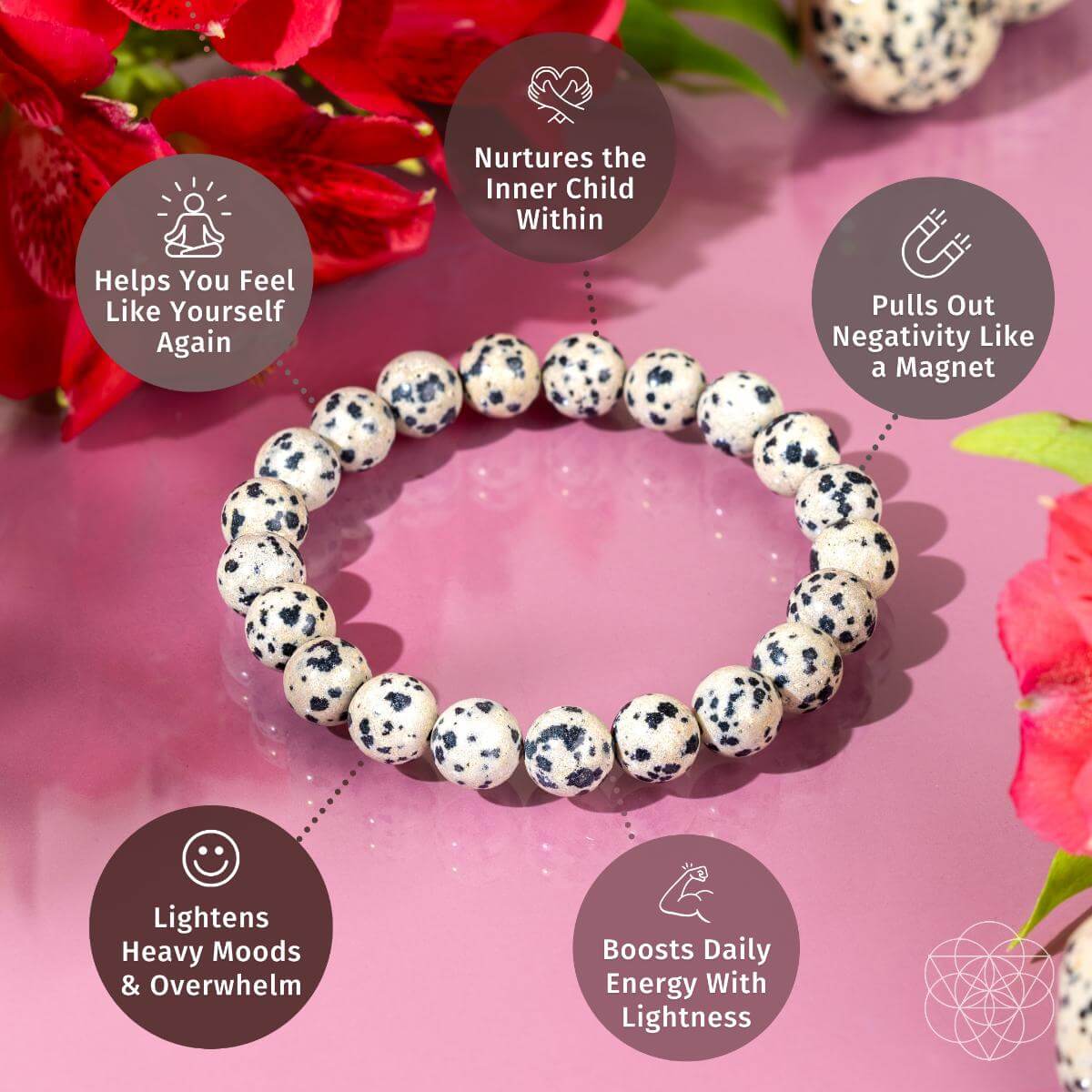 Emotional Detox - Dalmatian Jasper Bracelet Conscious Items