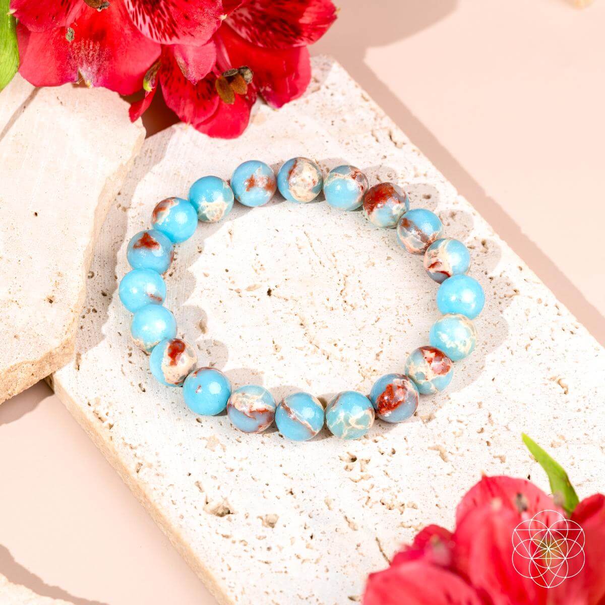 Empath’s Shield - Aqua Terra Jasper Bracelet Conscious Items