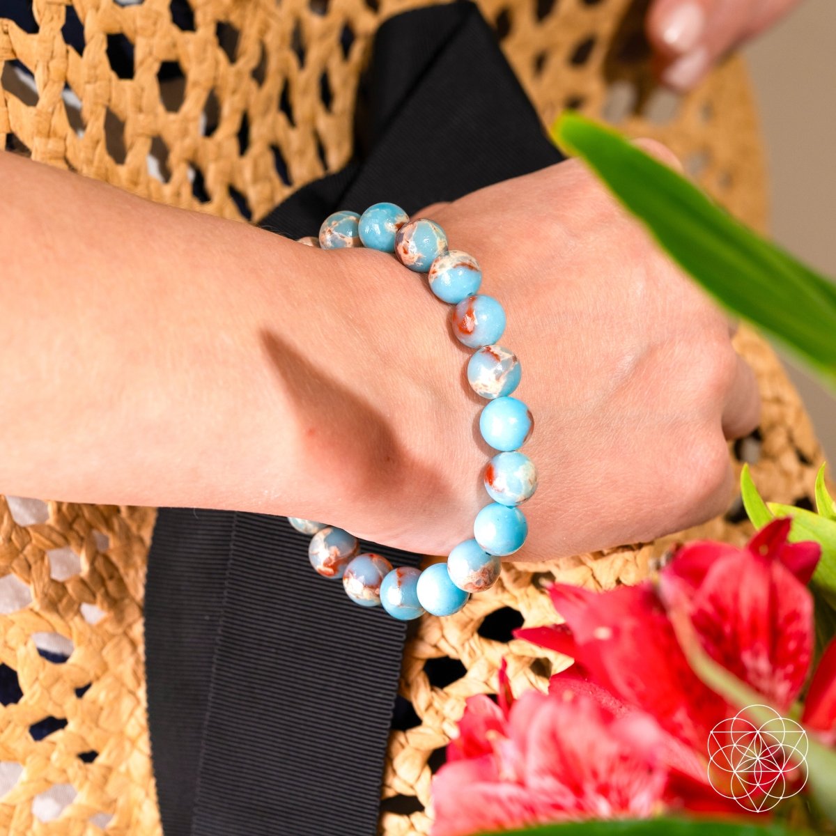 Empath’s Shield - Aqua Terra Jasper Bracelet Conscious Items