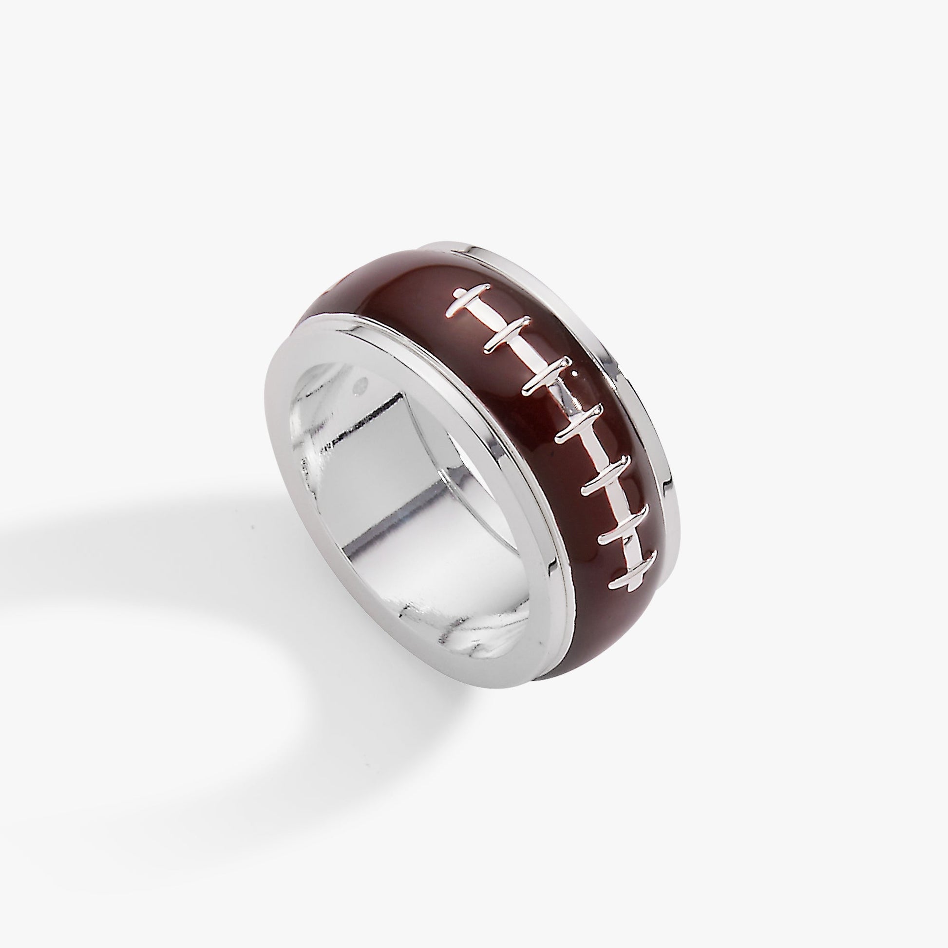 Football Fidget Ring ALEX AND ANI