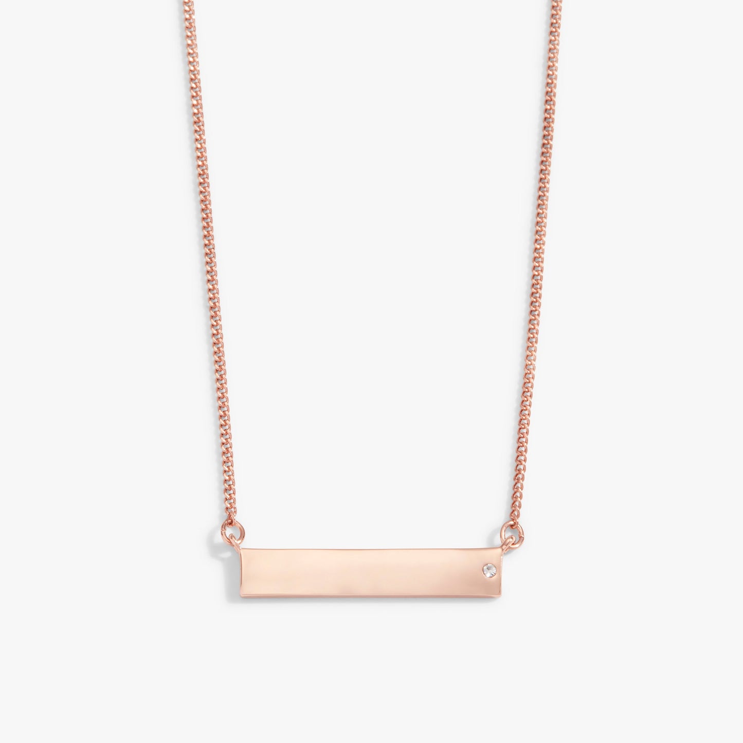 Bar Necklace with Crystal Accent ALEX AND ANI
