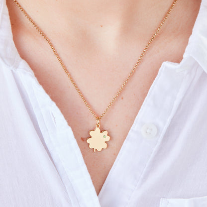 Four-Leaf Clover Necklace, 21" ALEX AND ANI