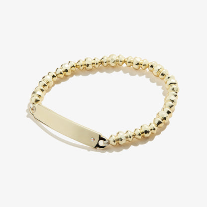 Inline Bar Stretch Bracelet with Crystal Accent ALEX AND ANI