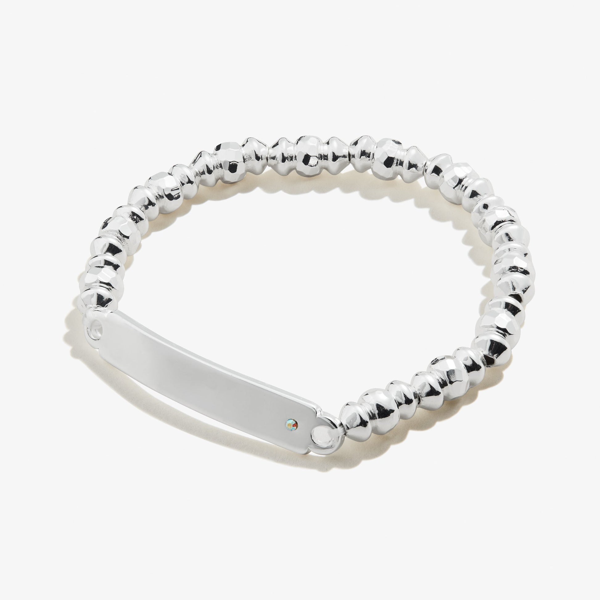 Inline Bar Stretch Bracelet with Crystal Accent ALEX AND ANI