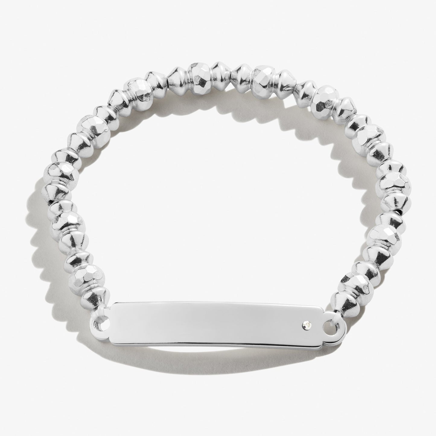 Inline Bar Stretch Bracelet with Crystal Accent ALEX AND ANI