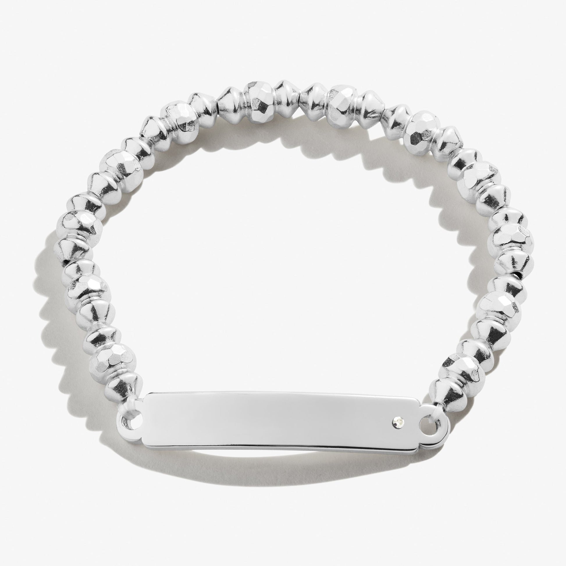 Inline Bar Stretch Bracelet with Crystal Accent ALEX AND ANI