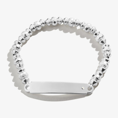 Inline Bar Stretch Bracelet with Crystal Accent ALEX AND ANI