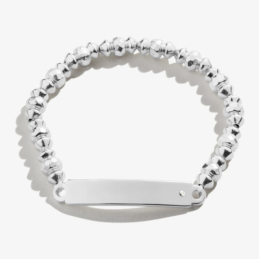 Inline Bar Stretch Bracelet with Crystal Accent ALEX AND ANI