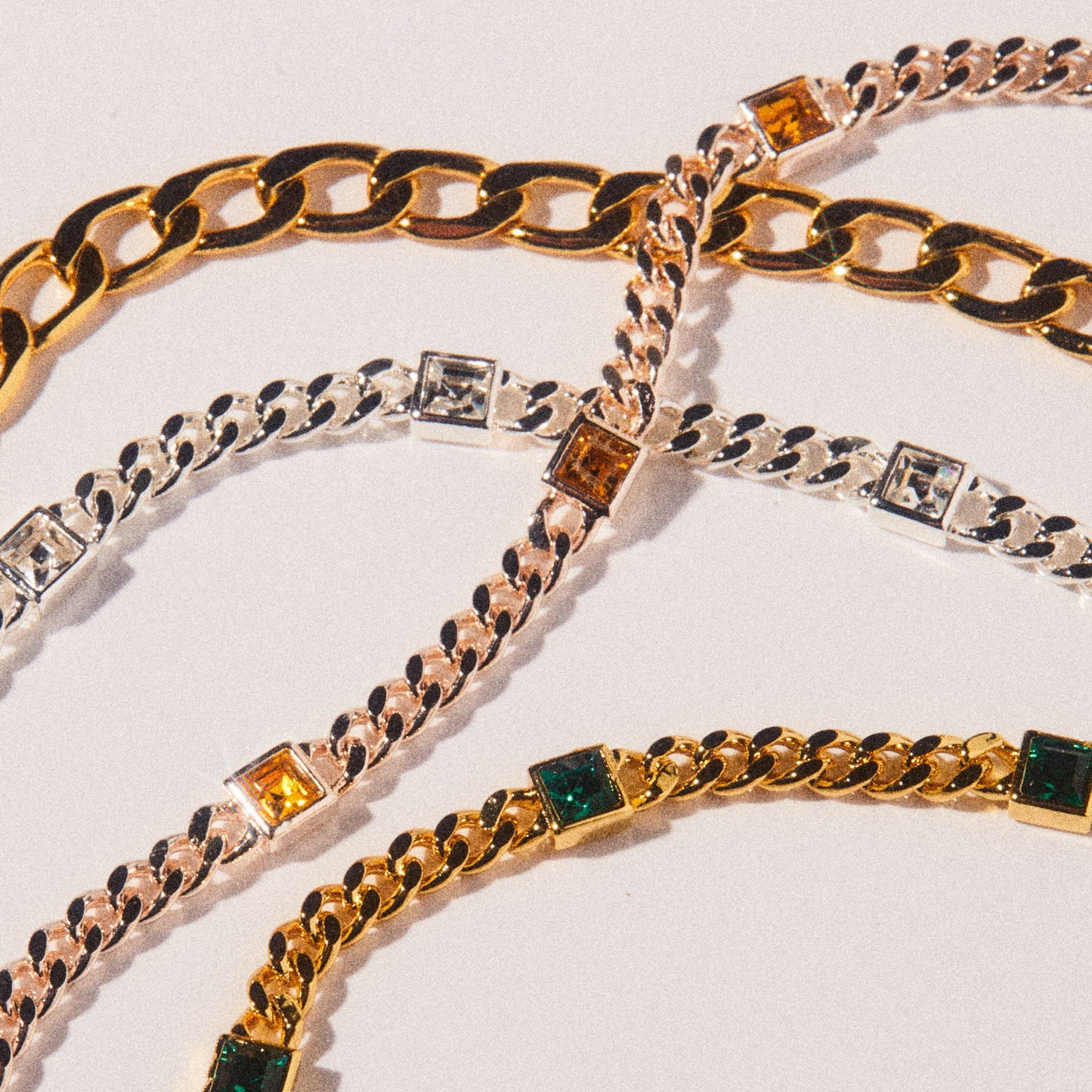November Birthstone Topaz Curb Chain Bracelet ALEX AND ANI
