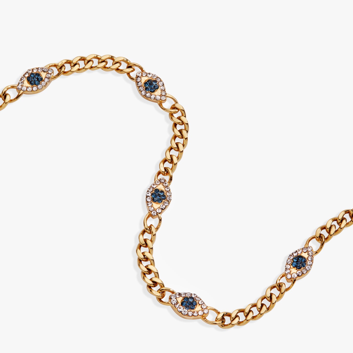 Evil Eye Curb Chain Inline Bracelet ALEX AND ANI