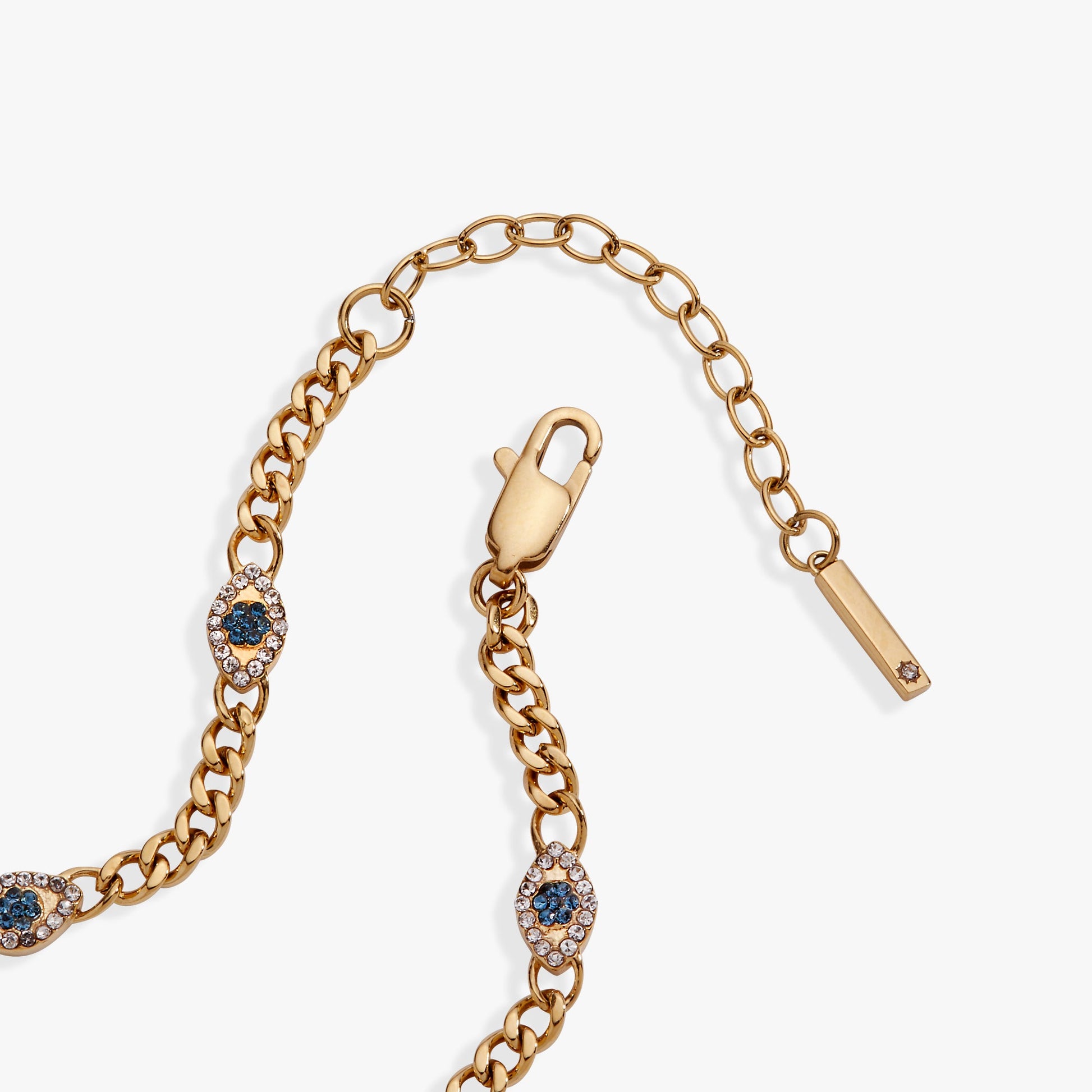Evil Eye Curb Chain Inline Bracelet ALEX AND ANI