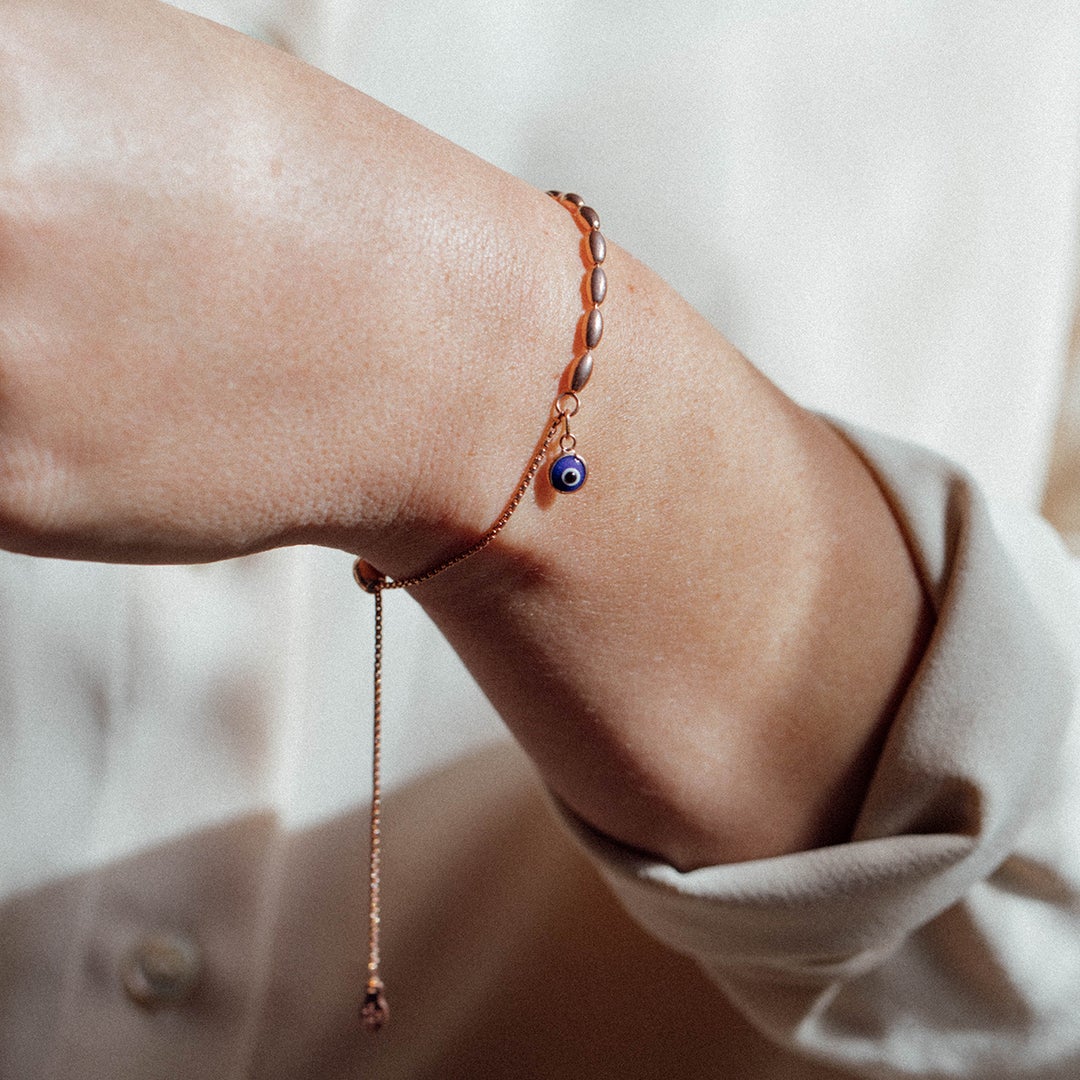 Evil Eye Pull Chain Bracelet ALEX AND ANI