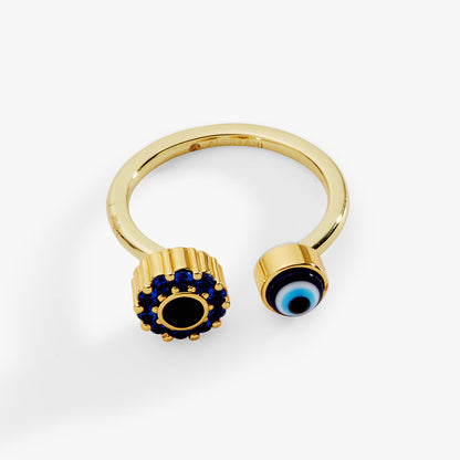 Evil Eye Fidget Spinner Ring ALEX AND ANI