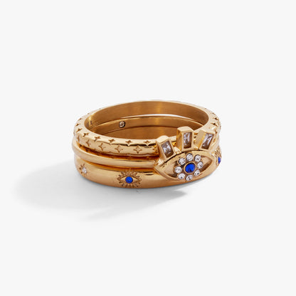 Evil Eye Stacking Ring Set of 3 ALEX AND ANI