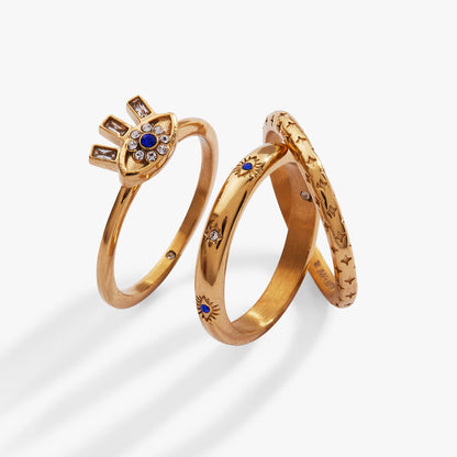 Evil Eye Stacking Ring Set of 3 ALEX AND ANI