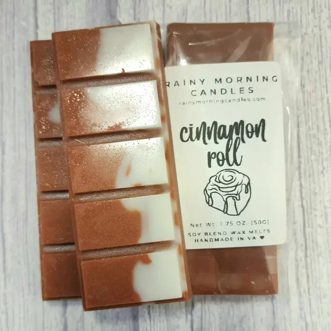 Cinnamon Roll | Wax Melts Rainy Morning Candles