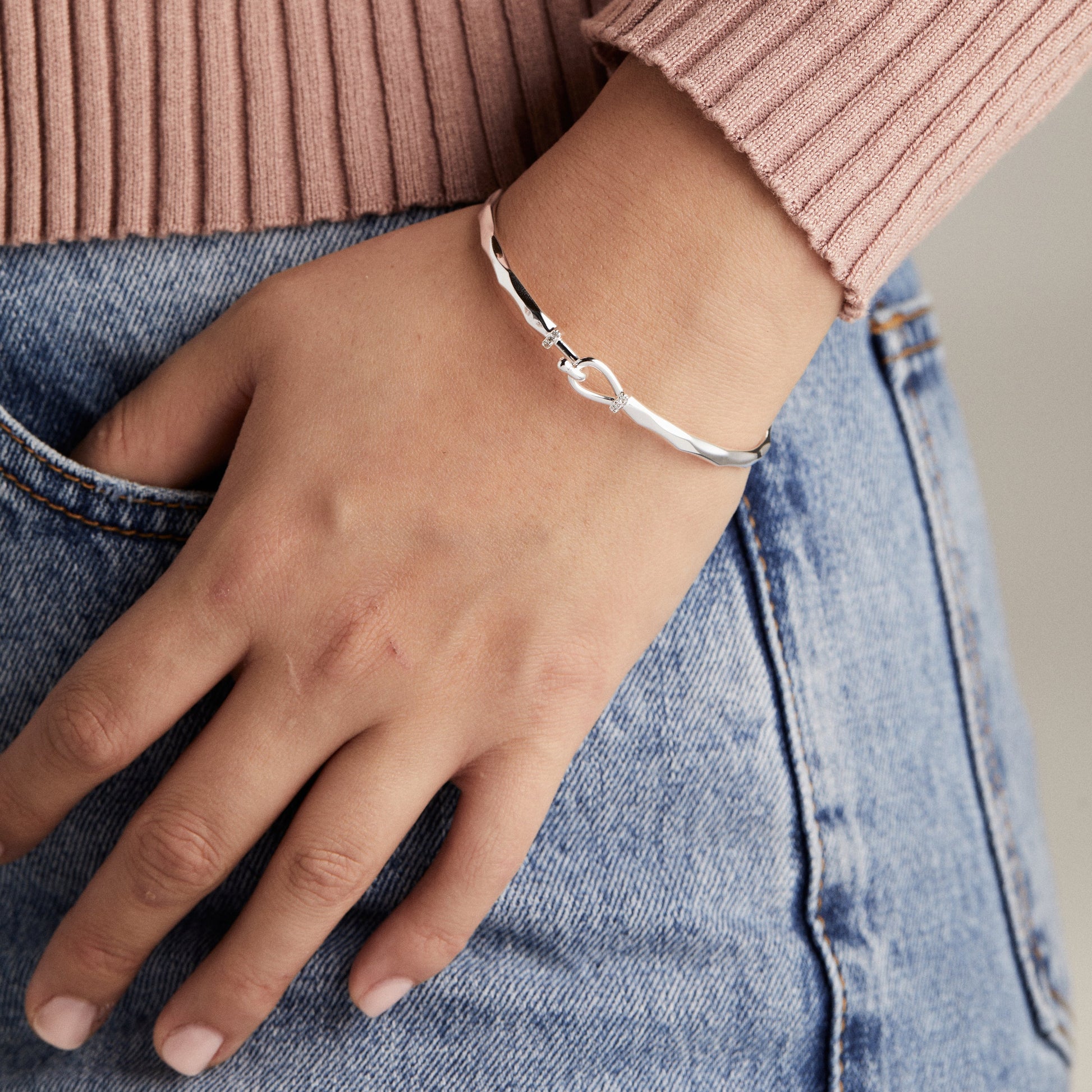 Faceted Hook Tension Bracelet ALEX AND ANI