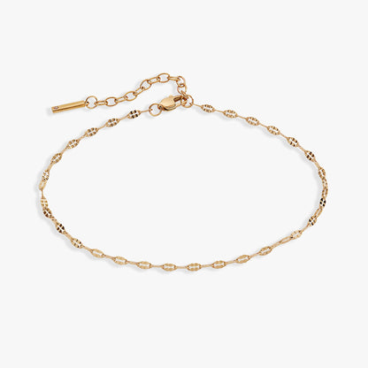 Multi Faceted Chain Anklet ALEX AND ANI