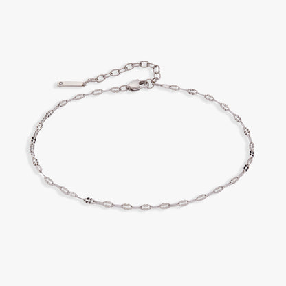 Multi Faceted Chain Anklet ALEX AND ANI