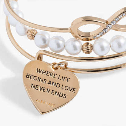 Family Bangle Set of 3 ALEX AND ANI