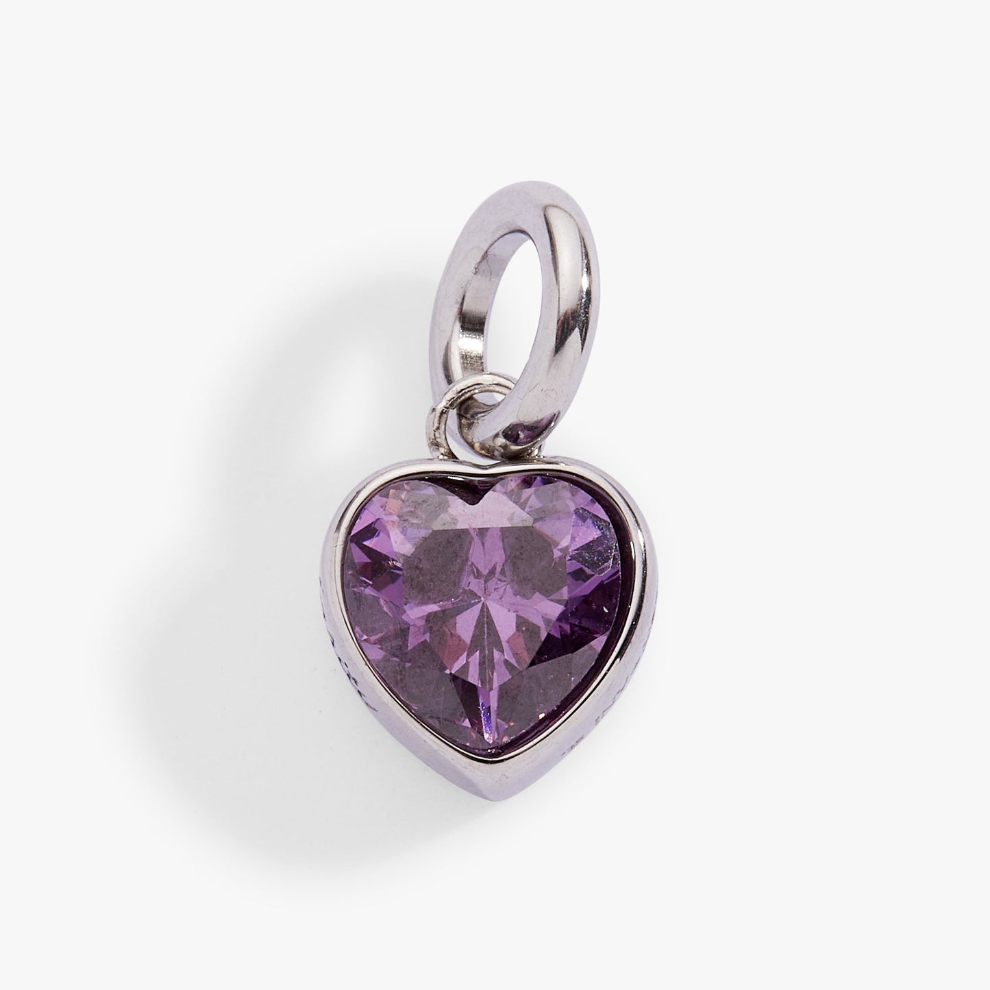 February 'Clarity' Heart Birthstone Charm ALEX AND ANI
