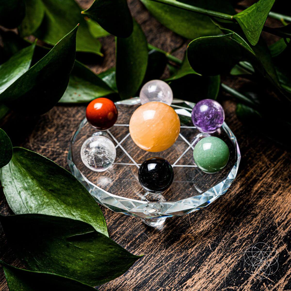 Feng Shui Crystal Ball Set Conscious Items