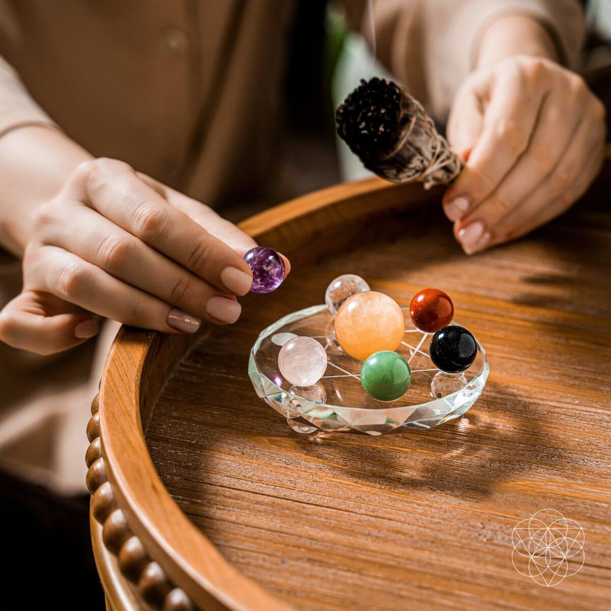 Feng Shui Crystal Ball Set Conscious Items
