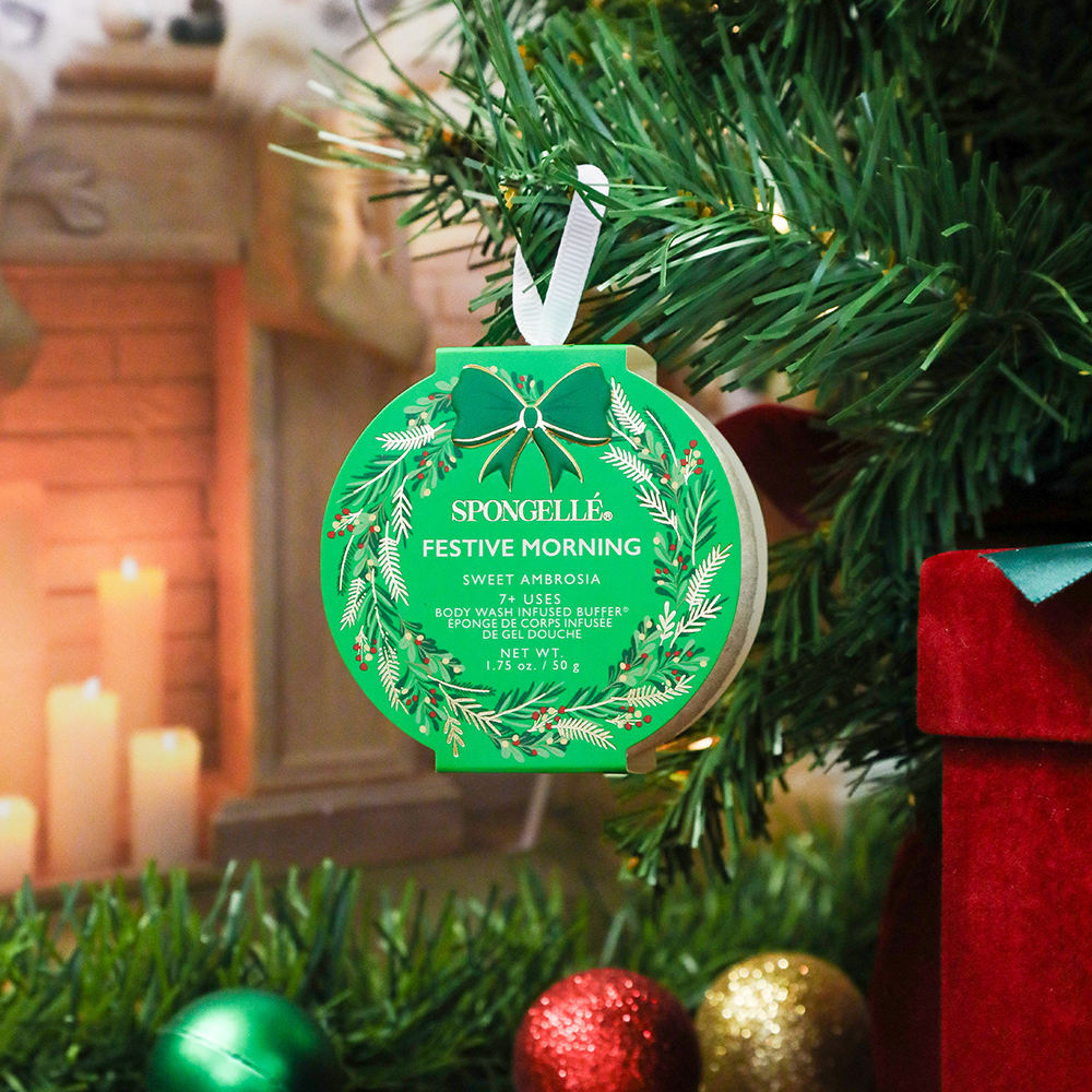 Festive Morning - Sweet Ambrosia | Holiday Wreath Spongellé
